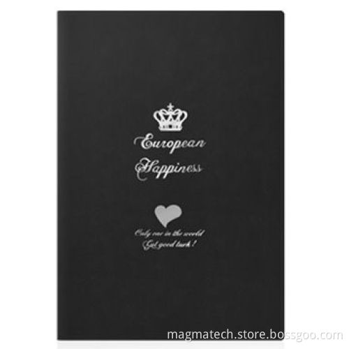 Ultra-slim Leather Case for iPad Mini, Crown, Genuine Leather, with Smart Cover Function, Black